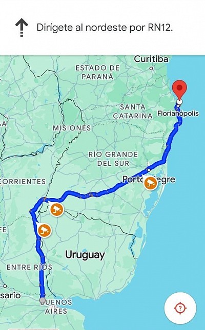 Ruta recomendada