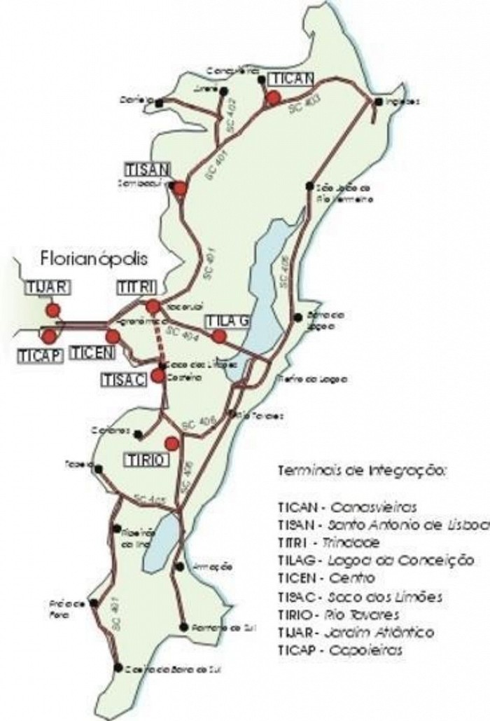 Mapa de Terminales